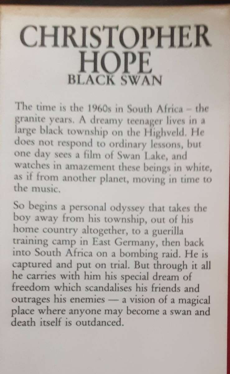 Black Swan by Christopher Hope ***First Edition ***