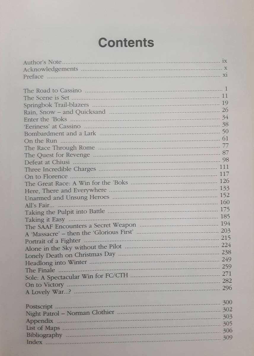 War in Italy With the South Africans from Taranto to the Alps by Jack Kros