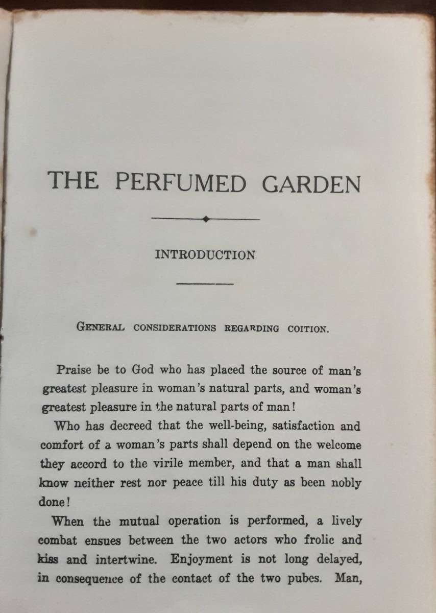 The Perfumed Garden, A Manual of Arabian Erotology by Sheikh Nefzawi