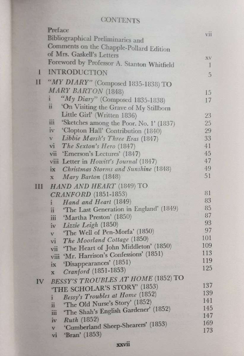 Mrs Gaskell's Observation and Invention A Study of Her Non Biographic Works by J G Sharps
