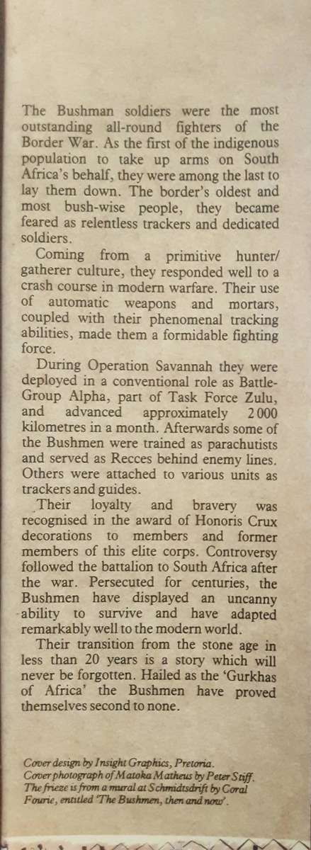 Bushman Soldiers Their Alpha and Omega by Ian Uys