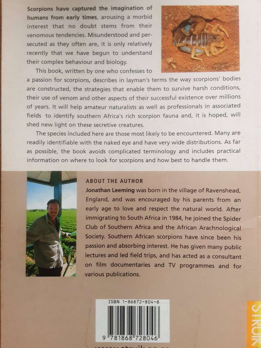 Scorpions of Southern Africa by Jonathan Leeming