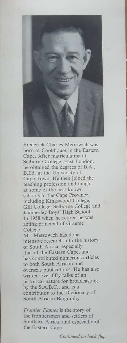 Frontier Flames by F C Metrowich