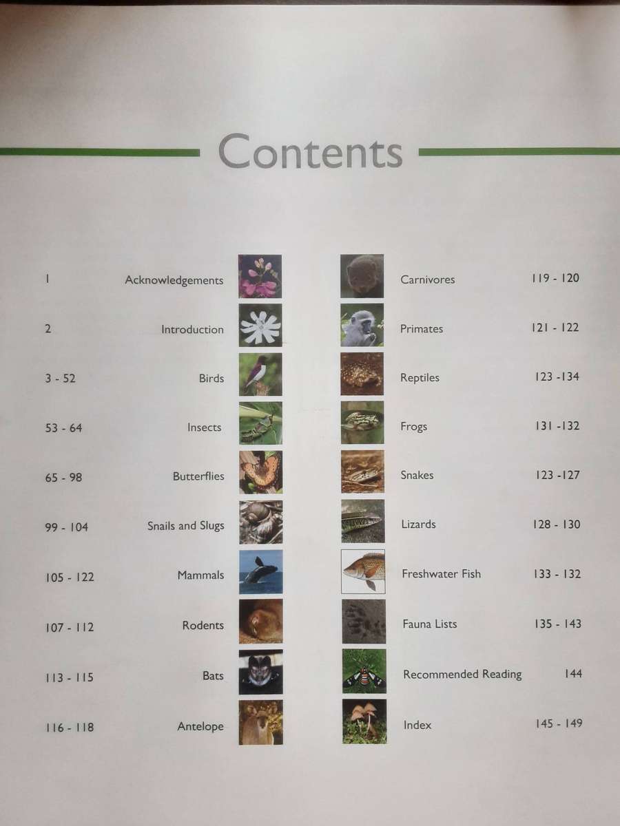 A Guide to the Fauna of Zimbali by Geoff Nichols with Thomas Ferreira ***Signed Copy ***