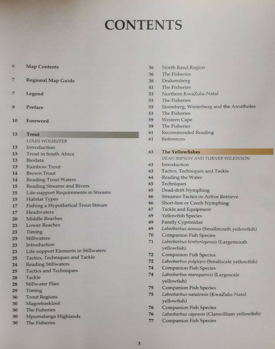 The FOSAF Guide to Fly-fishing Destinations in Southern Africa & the Indian Ocean by Wolhuter