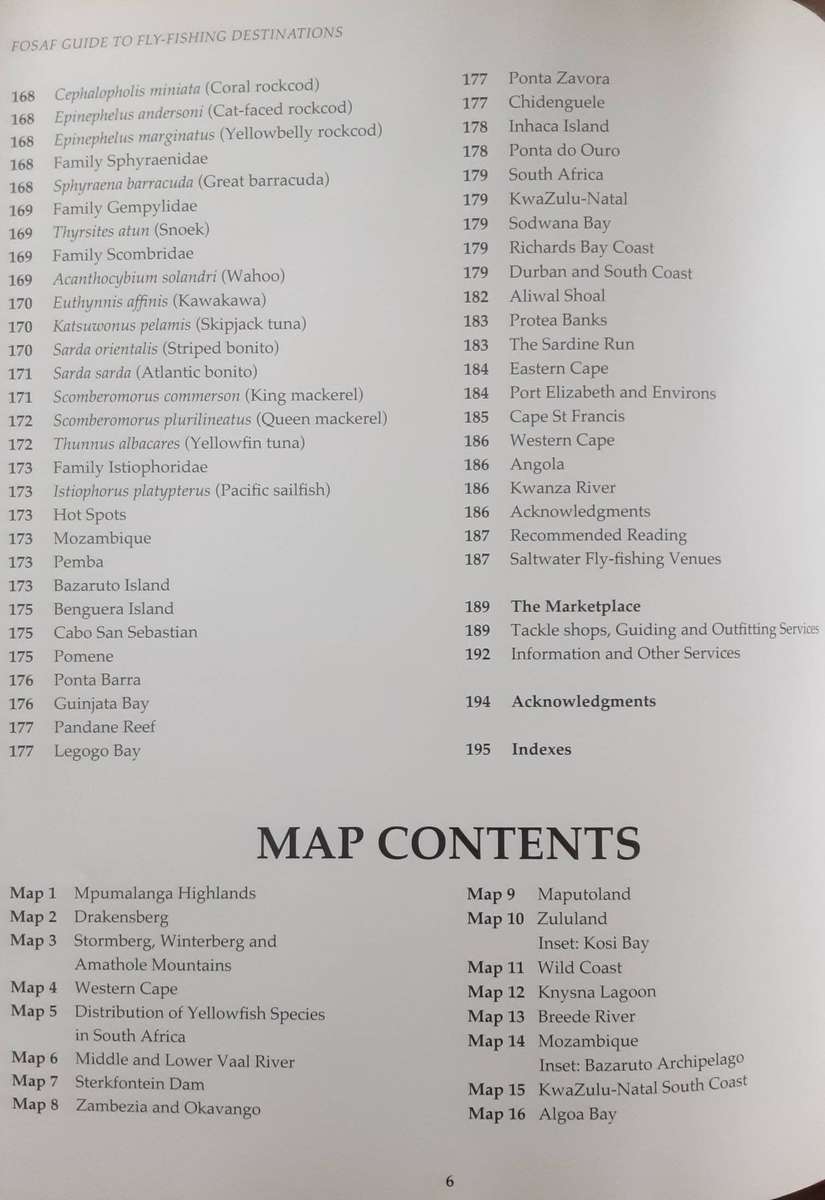 The FOSAF Guide to Fly-fishing Destinations in Southern Africa & the Indian Ocean by Wolhuter