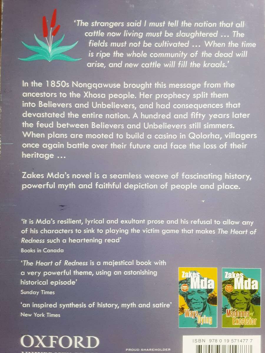 The Heart of Redness by Zakes Mda