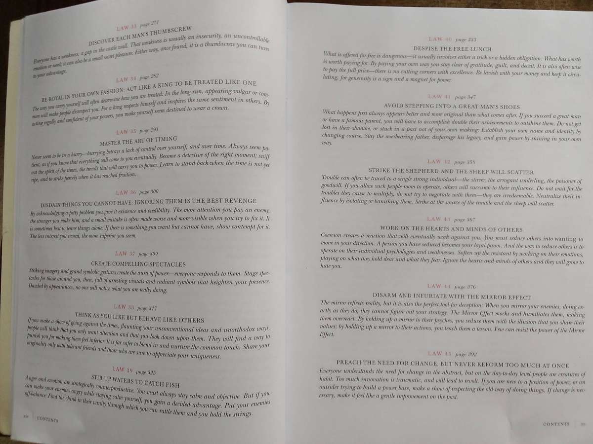 The 48 Laws of Power by Robert Greene