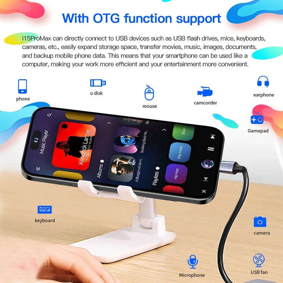 i15 Pro Max 7.3" 16GB RAM+1TB ROM 5G Global Unlocked Android Smartphone