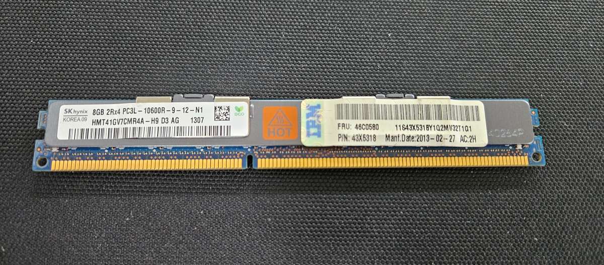 8GB DDR3 ECC SERVER RAM - HYNIX