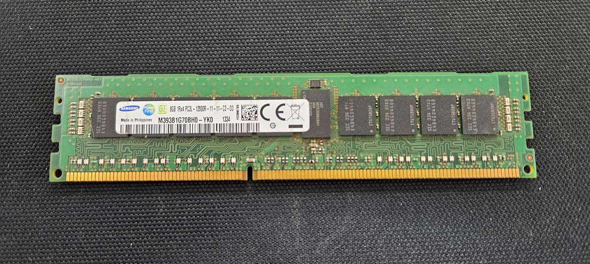 8GB DDR3 ECC SERVER RAM - SAMSUNG 1Rx4