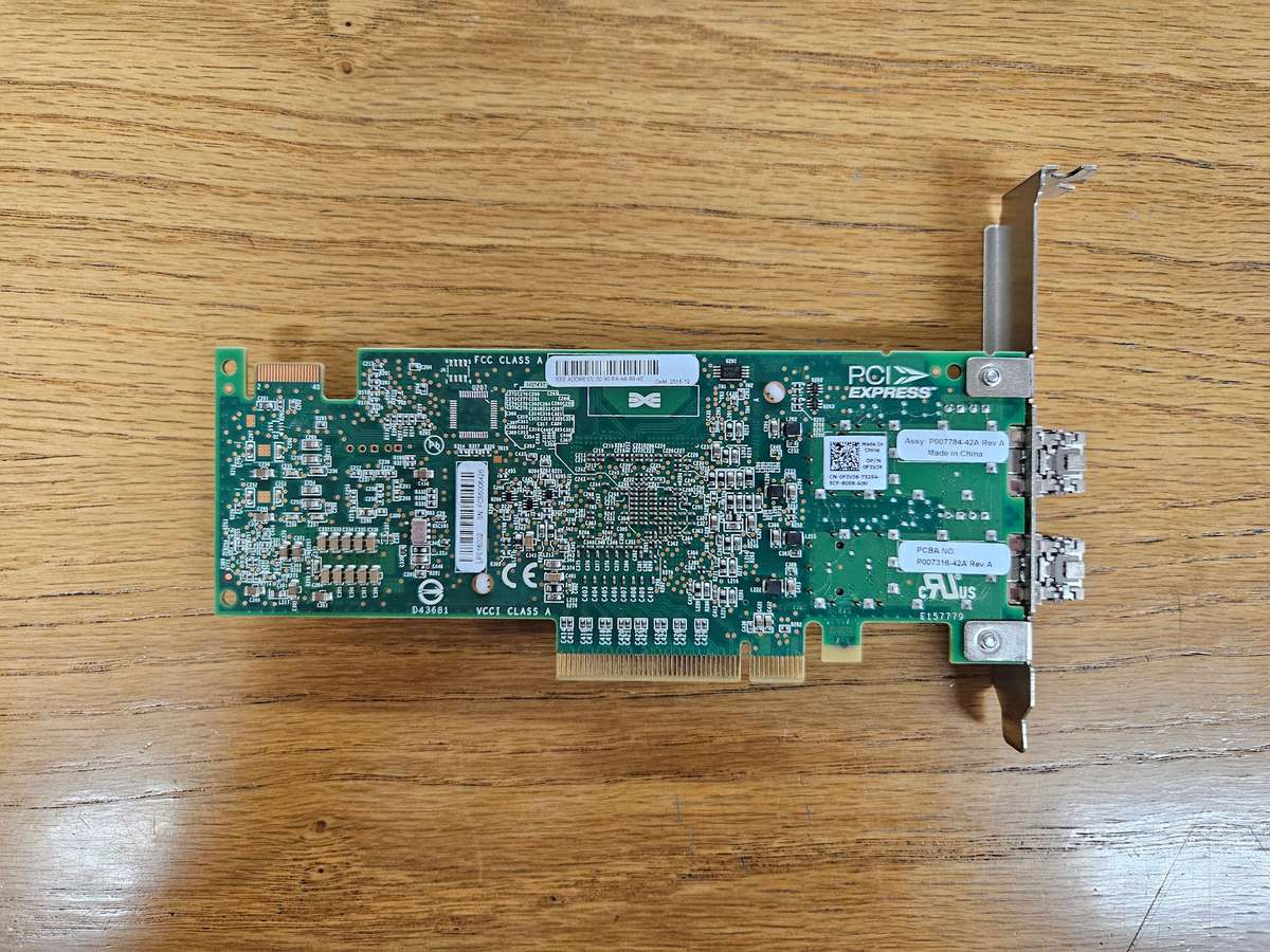 16Gb SFP NIC - Emulex LPE16002 Full Height w/ SFP Modules