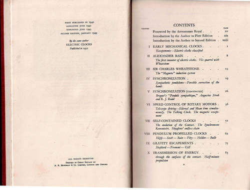 Electrical Timekeeping -- F. Hope-Jones
