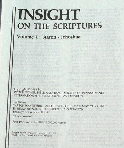 Insight on the Scriptures: Volume 1 and 2