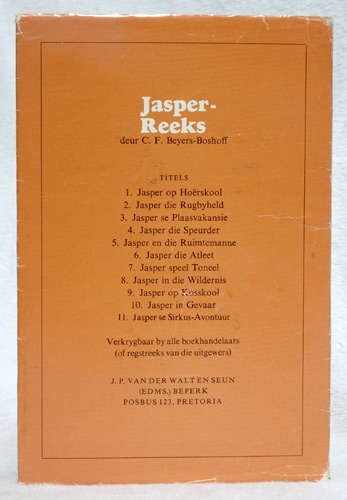 Jasper op Kosskool -- C.F. Beyers-Boshoff