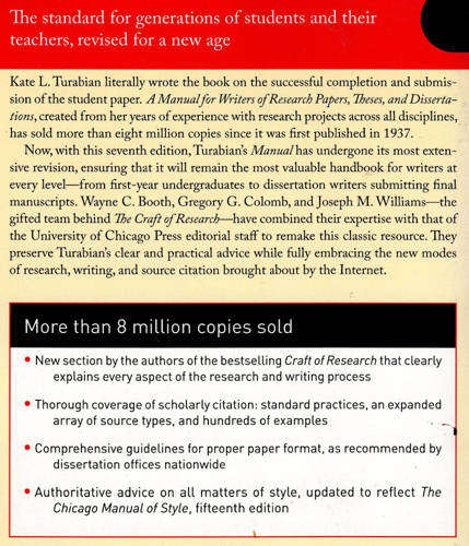 A Manual for Writers 7ed -- Kate L. Turabian