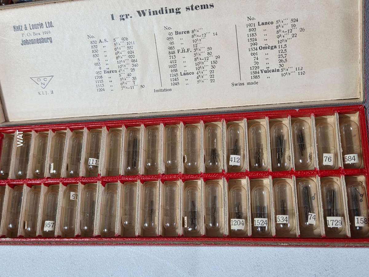 NOS Stems, Cyma, ET, Omega, Perseux, FHF, Oris, AS, MST, Revue, EB, EBOSA