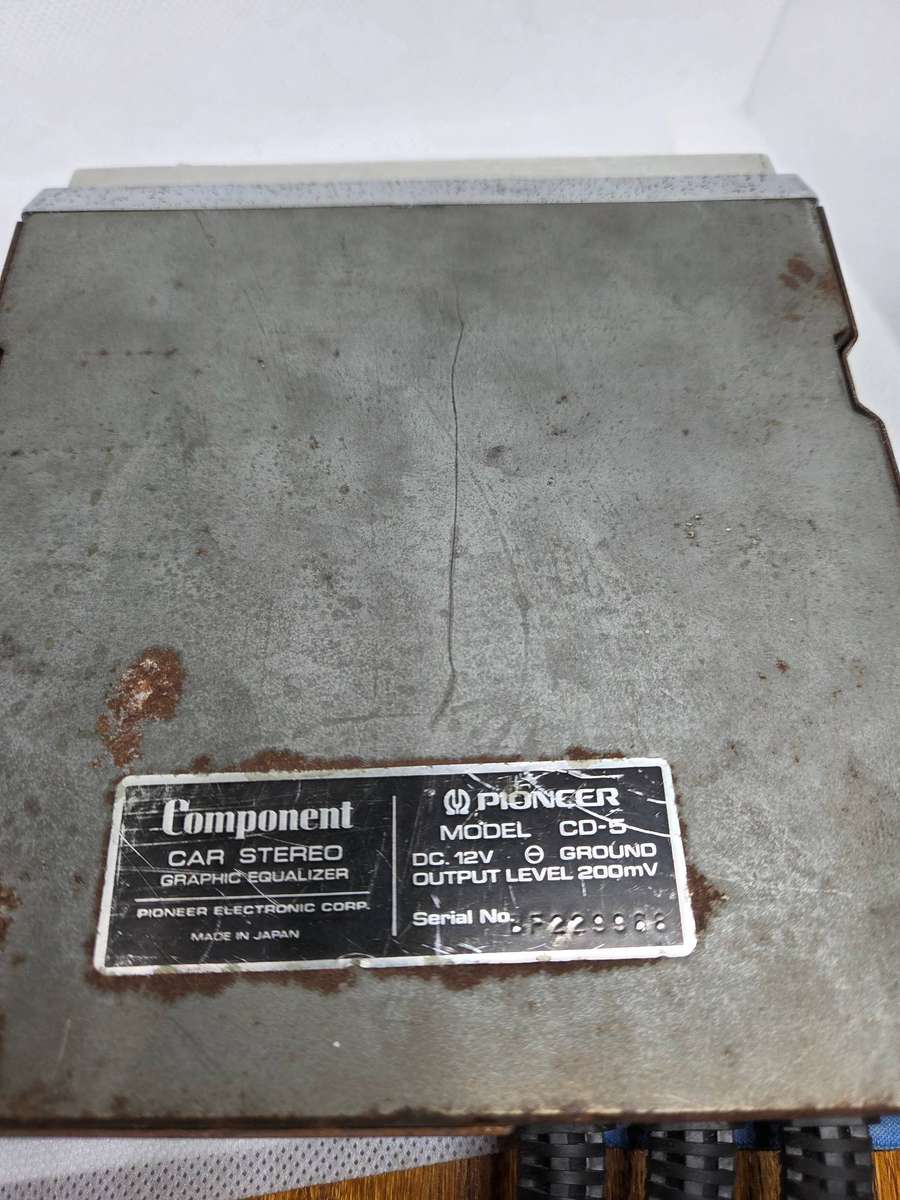 Pioneer Car Component Equaliser , CD-5