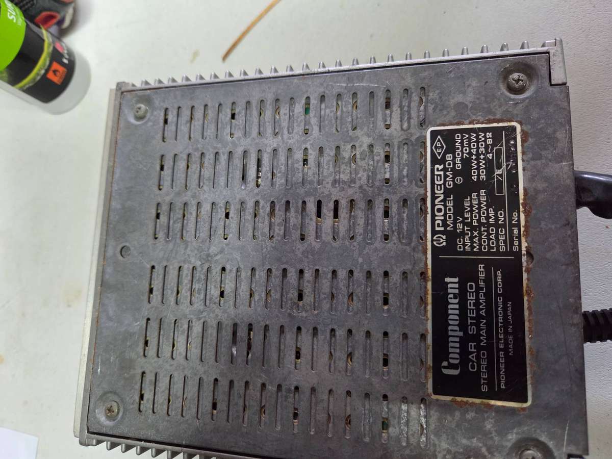 Pioneer Car Component Amplifier, GM-D8