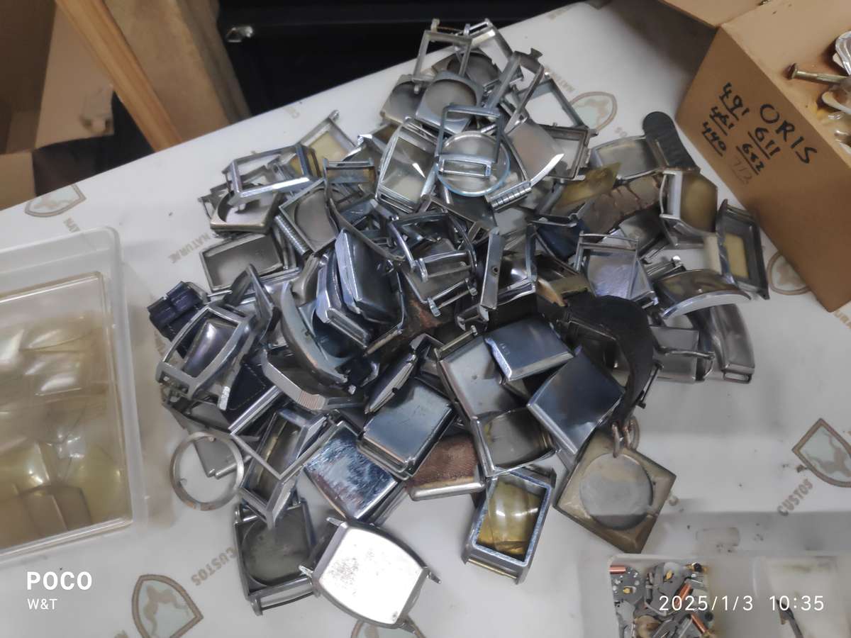 Mixed Lot of watch parts  Citizen/FHF/MST/Lorsa/Rectangular Cases/Quartz/ORIS