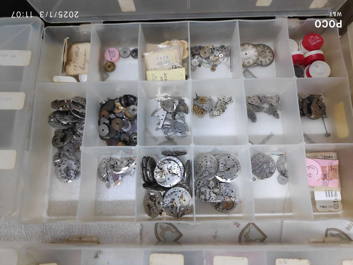 Mixed Lot of watch parts ORIS/CYMA/AS/Certina/Durowe