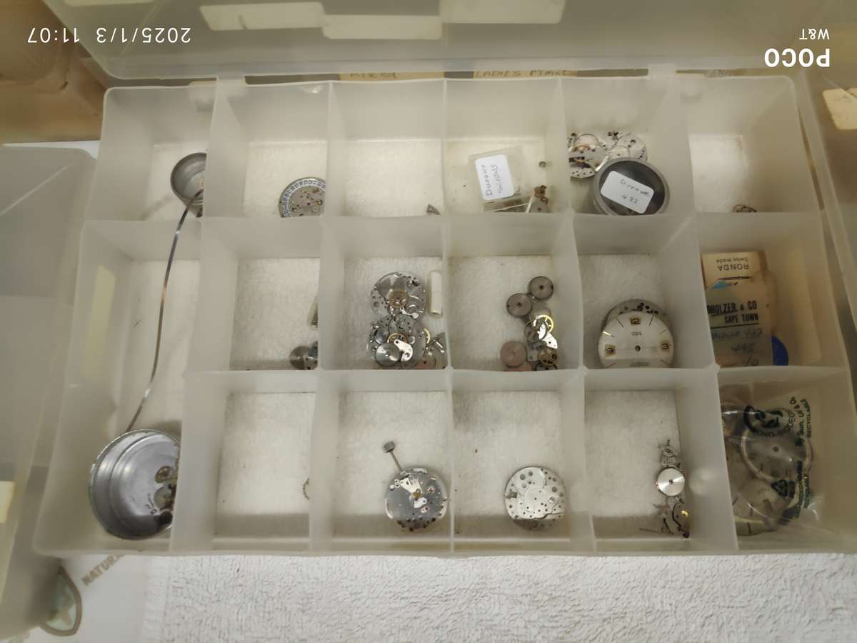 Mixed Lot of watch parts ORIS/CYMA/AS/Certina/Durowe