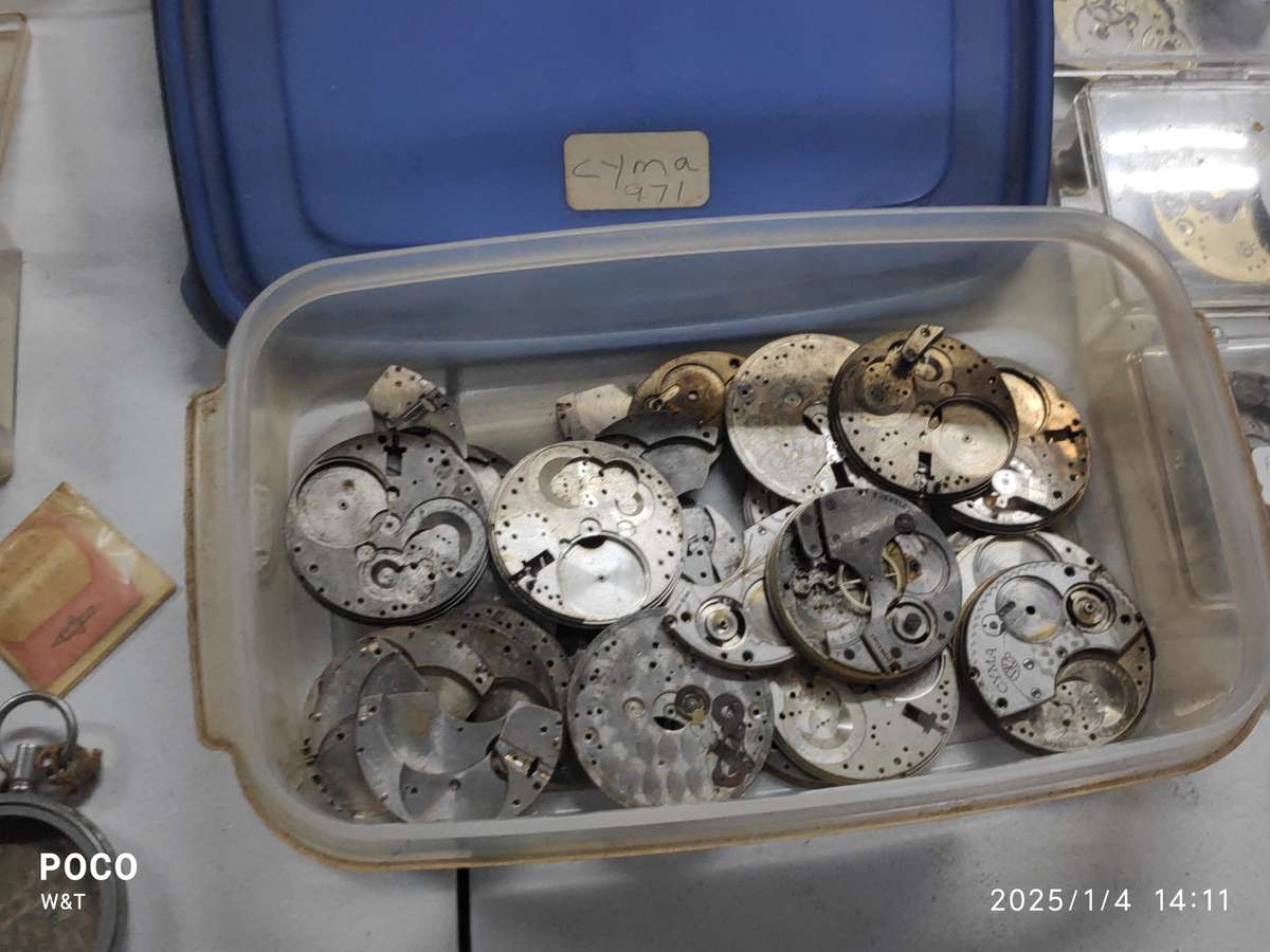 Pocket Watch Movements and Parts - Cyma and others