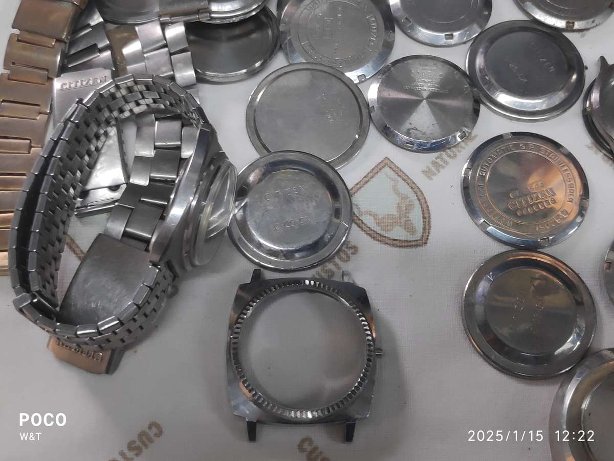 Citizen Lot of parts cases project watches