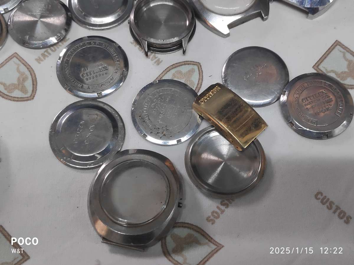Citizen Lot of parts cases project watches