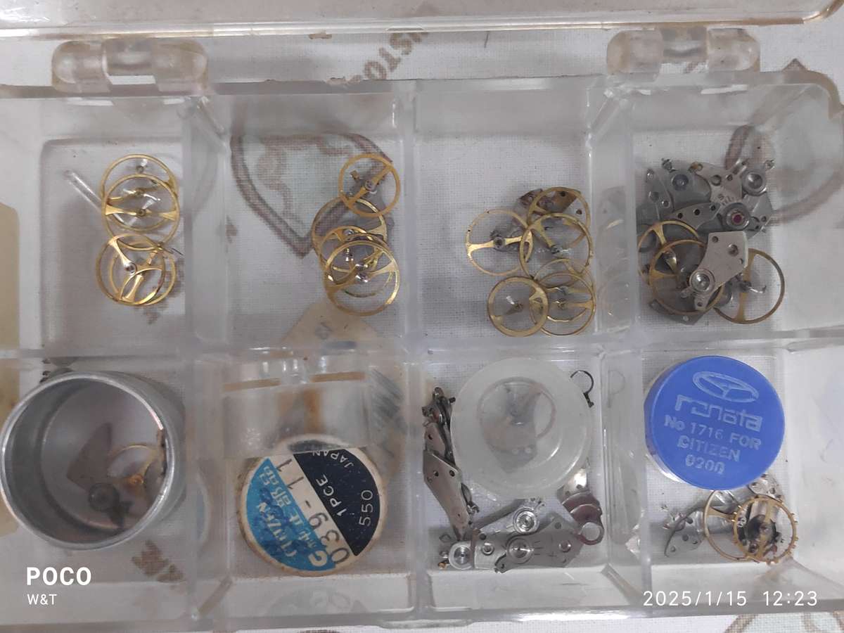 Citizen Lot of parts cases project watches