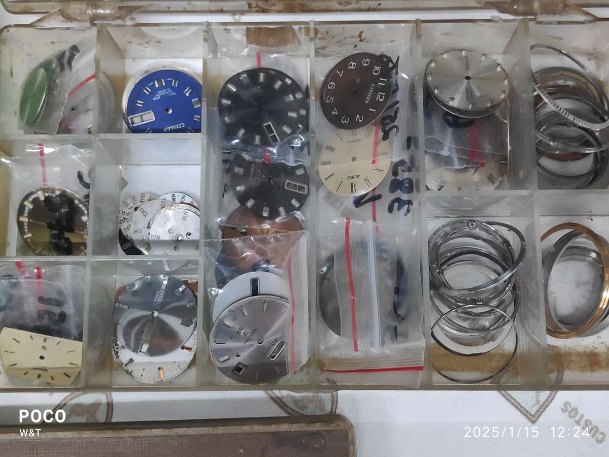 Citizen Lot of parts cases project watches