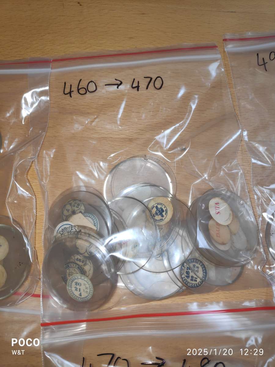 Pocket watch glass Sizes - 450 to 510