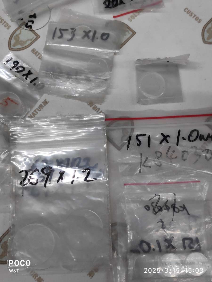 New Mixed Mineral Watch Glass