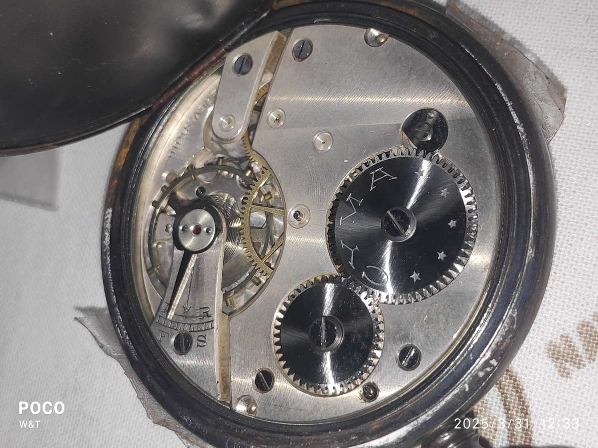 mixed pocket watch parts lot, Zobo, CYMA