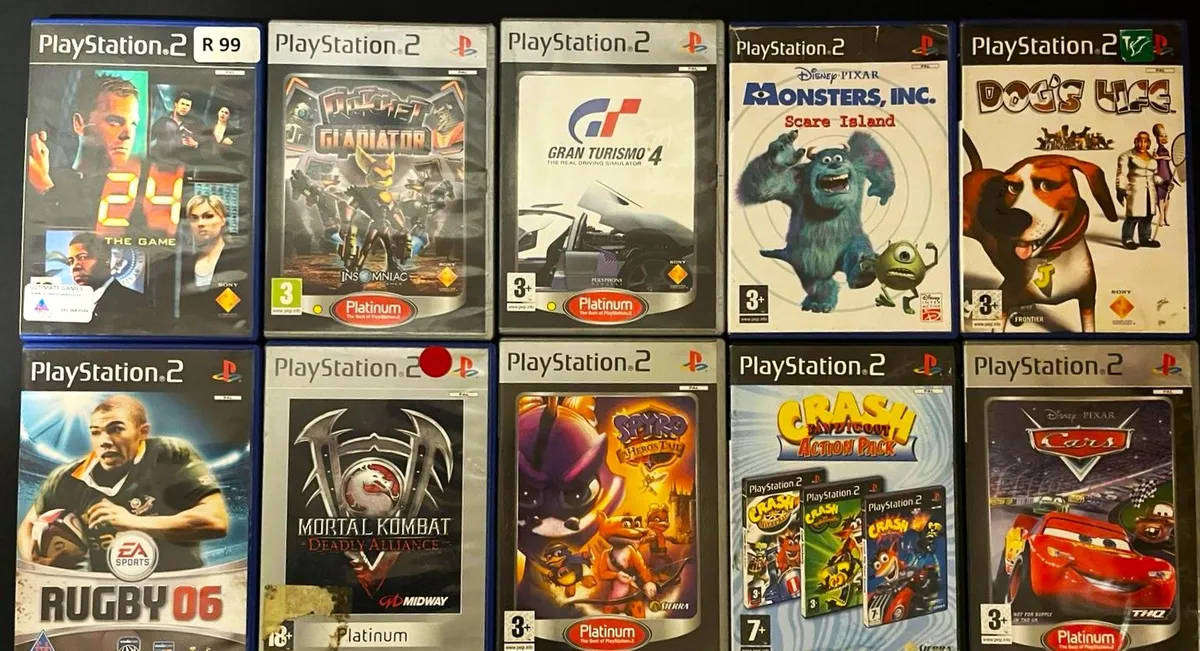PS2 Mixed Game Bundle  10 Titles