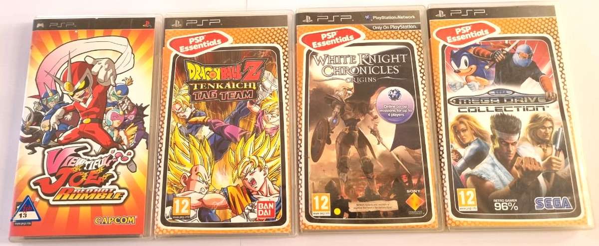 4 Rare psp game bundle