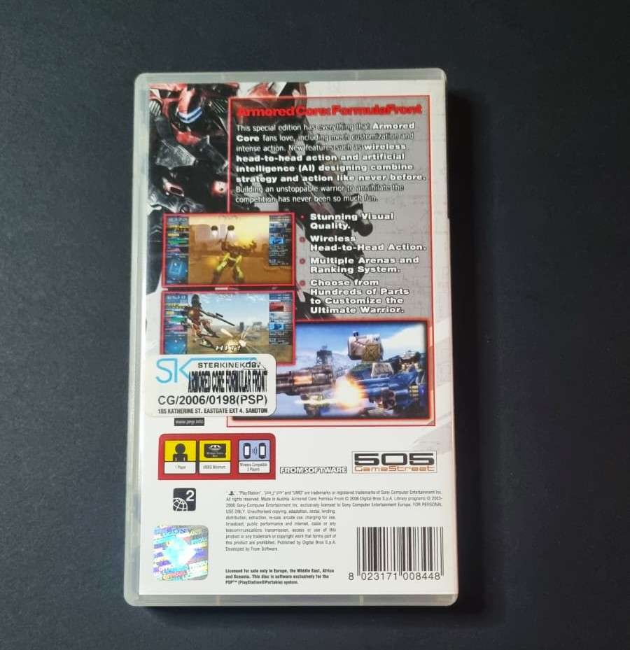 RARE Armored Core Formula Front PSP