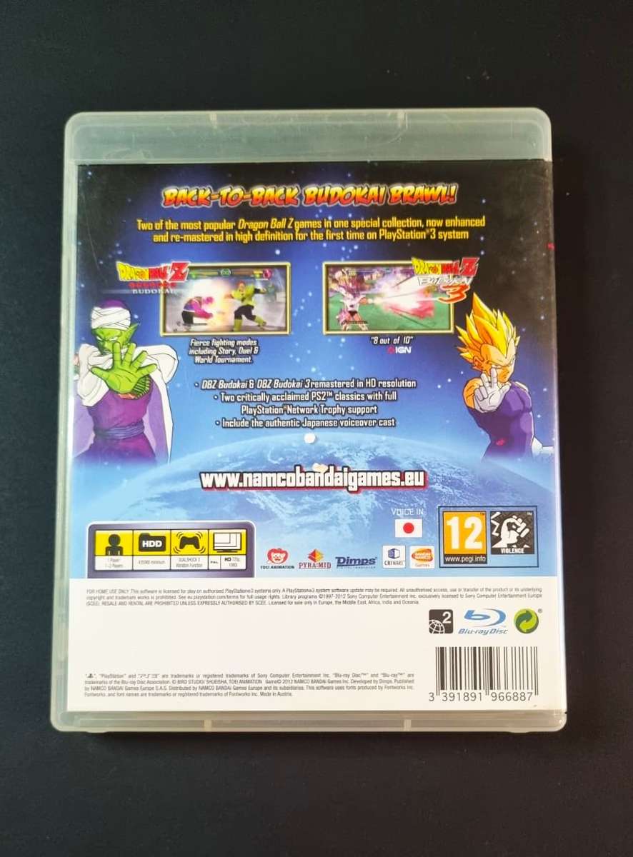 RARE DRAGON BALL Z BUDOKAI COLLECTION PS3