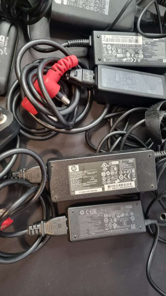 Huge lot of original HP Laptop chargers