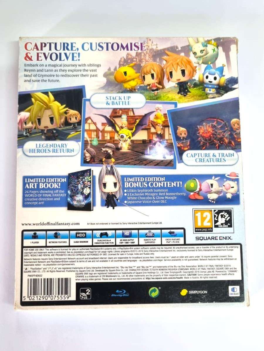 Limited Edition world of final fantasy (ps4)