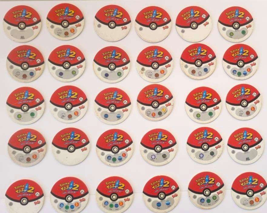 Vintage Great Condition Pokemon Tazos 2 Set