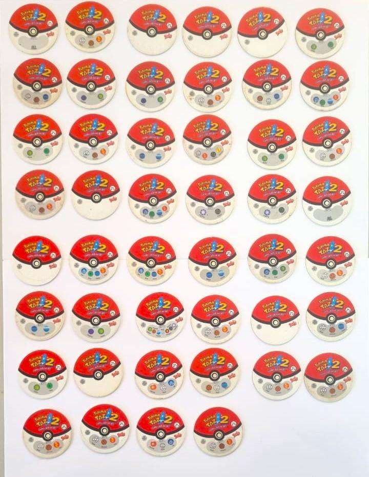 Vintage Great Condition Pokemon Tazos 2 Set