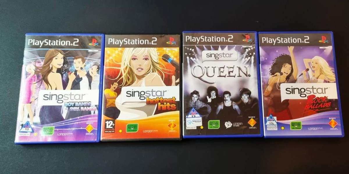 AMAZING CONDITION SINGSTAR WIRELESS PS2 BUNDLE