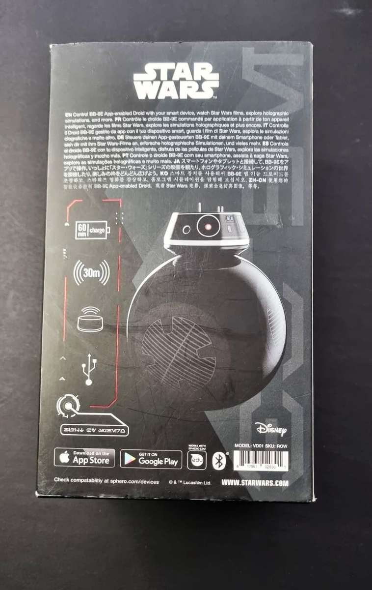 Sphero Star Wars BB-9E App-Enabled Droid In Good Condition