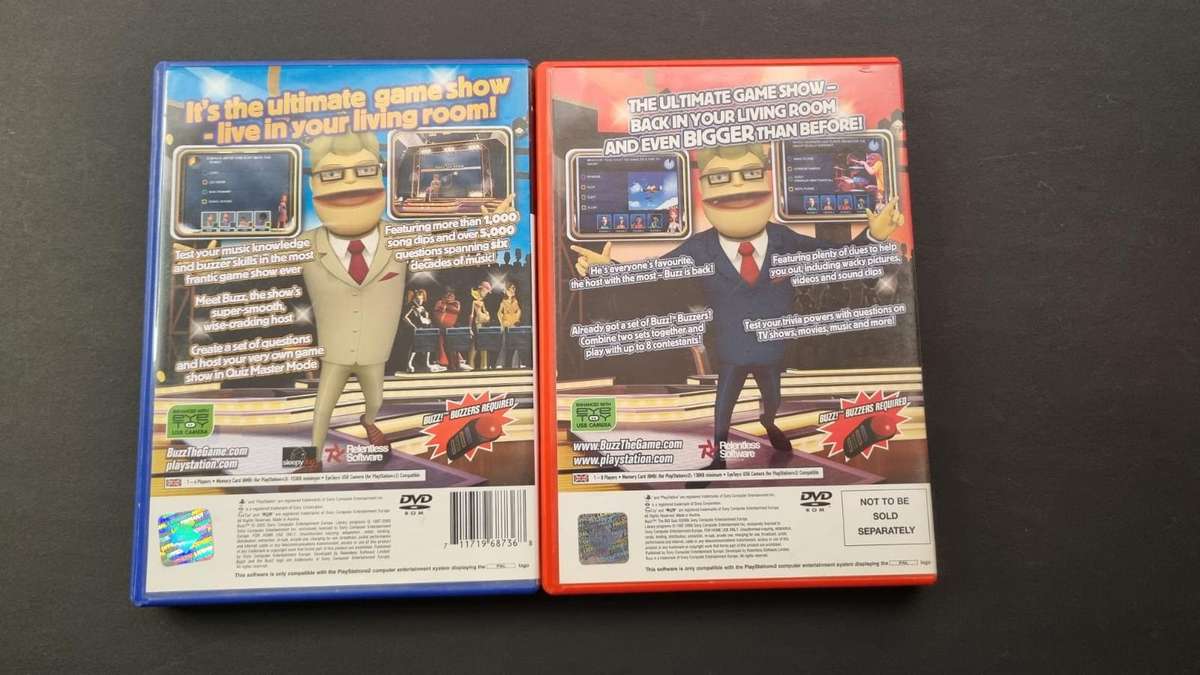 BUZZ PS2 COLLECTION WITH CONTROLLERS