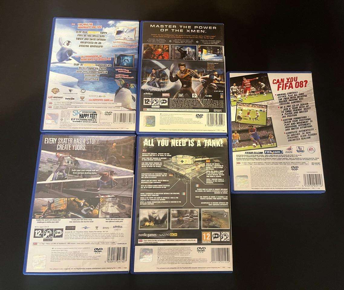 5 PS2 Games  Complete in Box (CIB)