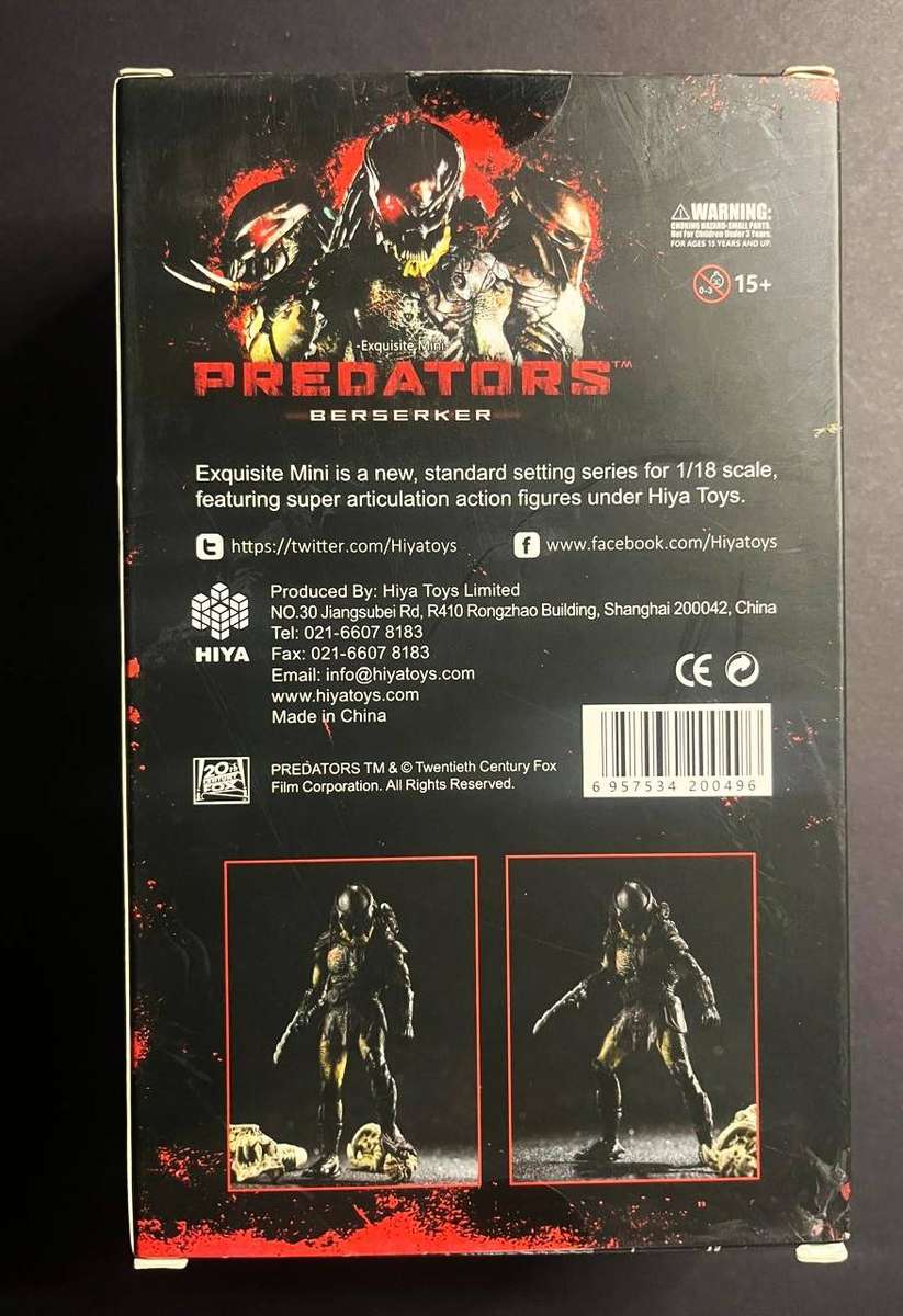 Hiya Toys Predator Berserker  1/18 Scale  Brand New & Sealed
