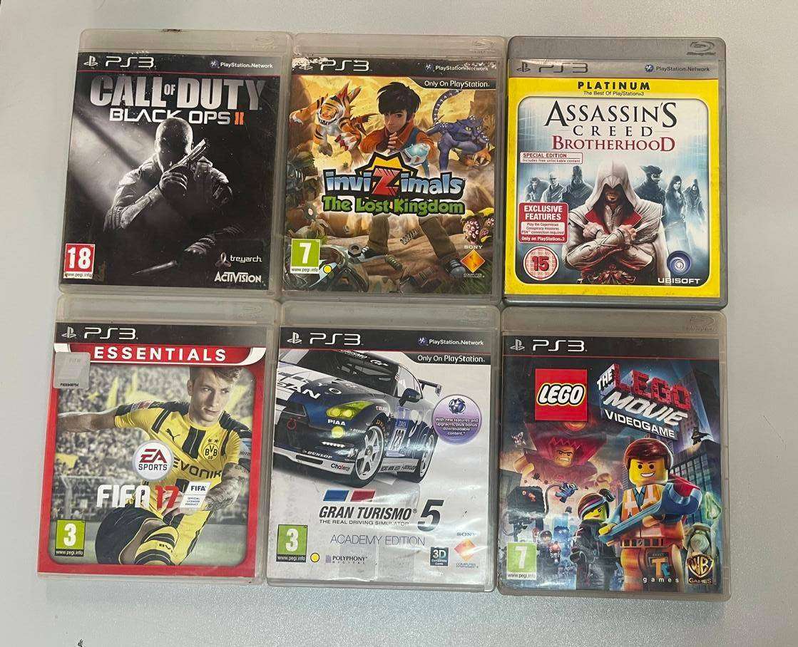 6 ps3 games