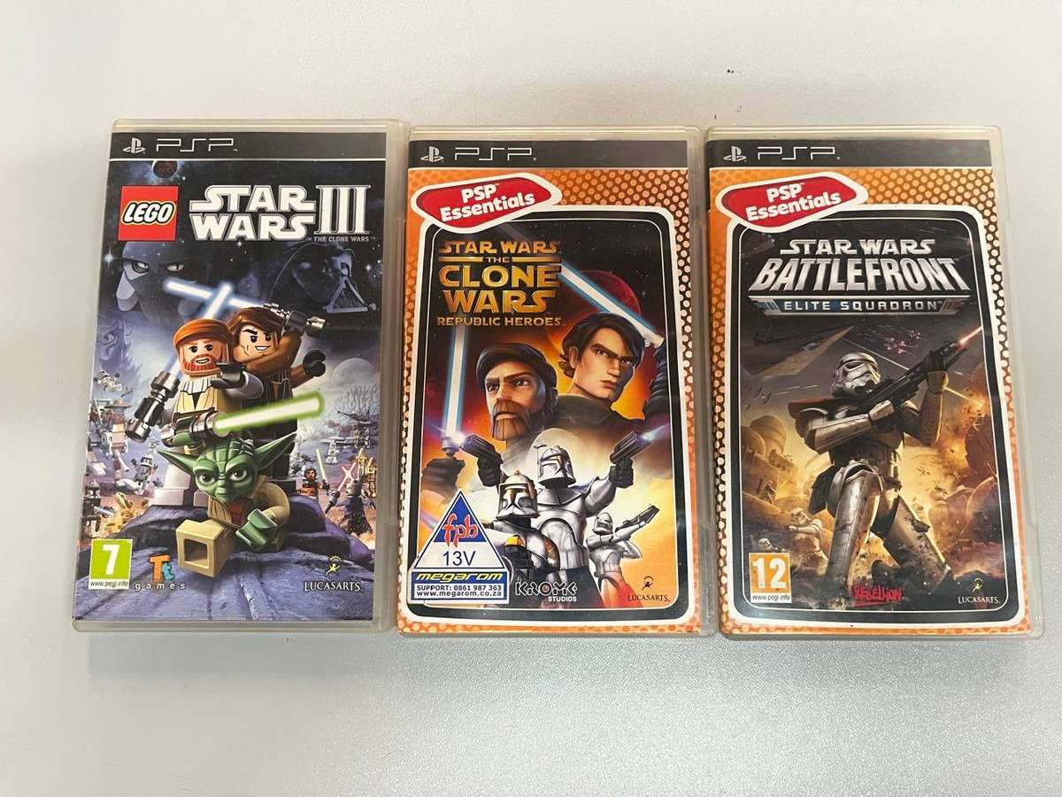 Star Wars PSP Game Lot  Complete in Box (CIB)
