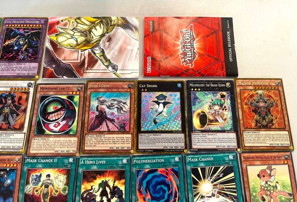 Lot of authentic 58 rare yu gi oh cards